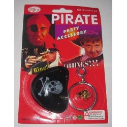 Набор Пирата (кольцо, серьга, повязка на глаз)	