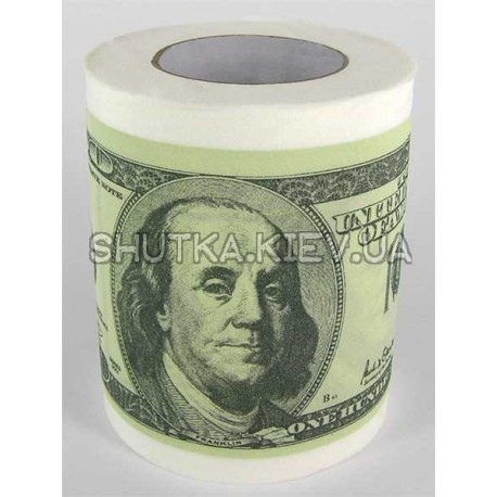 Туалетная бумага 100 $  фото 1 — Shutka