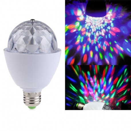 LED лампа для вечірок, що обертається, дискотек 16 см фото 1 — Shutka