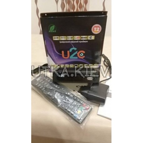 Цифровой ресивер Т2 U2C Тюнер HD с поддержкой WIFI, Youtube, IPTV фото 1 — Shutka
